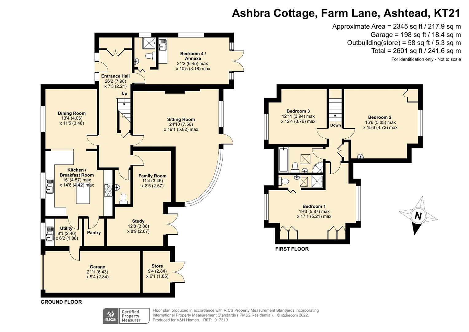 Property details for FARM LANE, ASHTEAD Guide Price £1,250,000 Sold